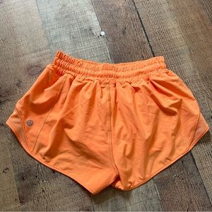 Lululemon orange shorts sz 2